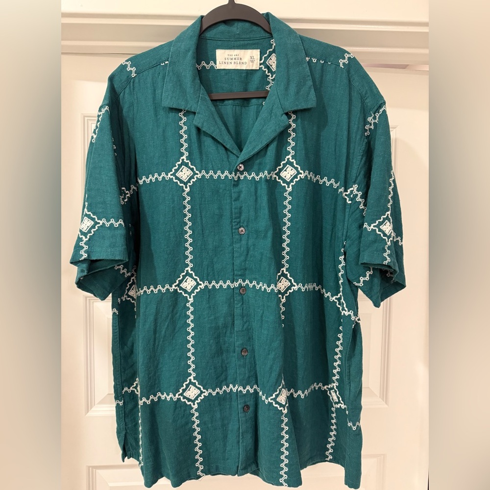 Abercrombie & Fitch Linen-blend Shirt